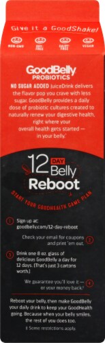 GoodBelly Probiotics Peach Mango Orange Flavored Juice Drink Perspective: back