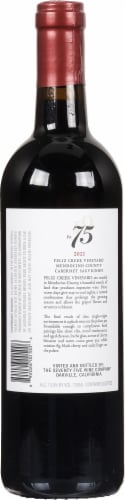 Est 1975 Napa Valley Cabernet Sauvignon Red Wine Perspective: back