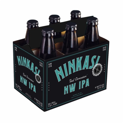 Ninkasi Total Domination IPA Northwest IPA Craft Beer Perspective: back