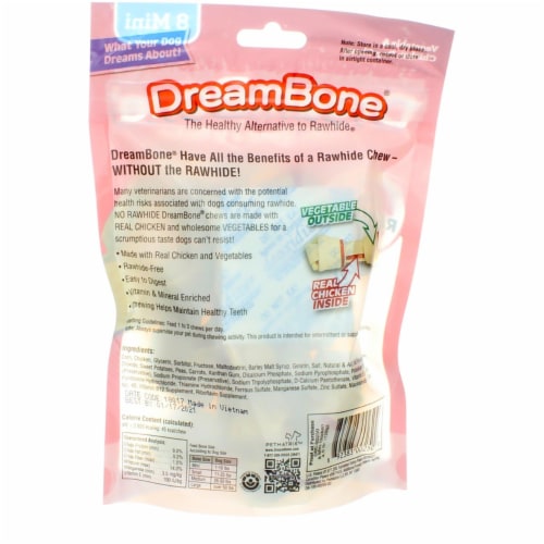 DreamBone® Chicken Mini Chews Perspective: back