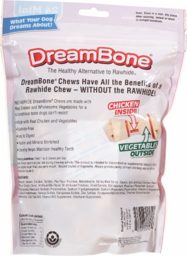 DreamBone® Chicken Mini Chews Perspective: back