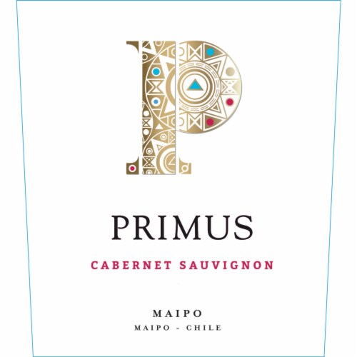 Primus Cabernet Sauvignon Chile Red Wine Perspective: back