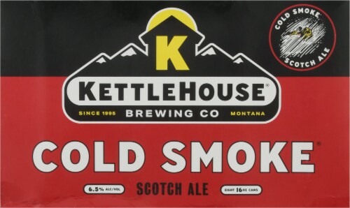 KettleHouse Brewing Cold Smoke Scotch Ale Perspective: back