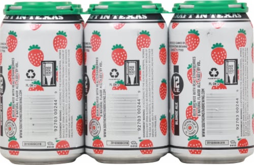 Southern Star Brewing Company® Strawberry Blonde Ale Cans Perspective: back