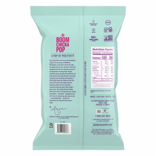 Angie's® BOOMCHICKAPOP® Light Kettle Corn Popcorn Perspective: back