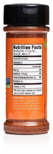 Fire & Flavor All Natural Salmon Rub Perspective: back