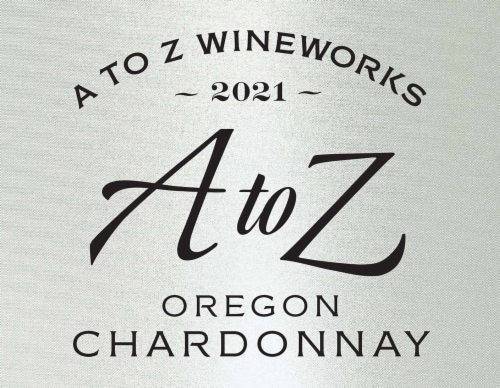 A to Z Wineworks Chardonnay Oregon White Wine Perspective: back