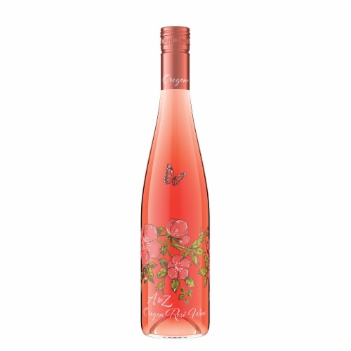 A to Z Wineworks Blend Oregon Rose Wine Perspective: back