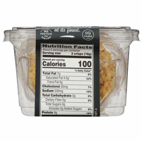 ParmCrisps Italian Herb Parmesan Crisps Perspective: back