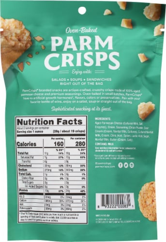 ParmCrisps Keto Sour Cream & Onion Parmesan Cheese Crisps