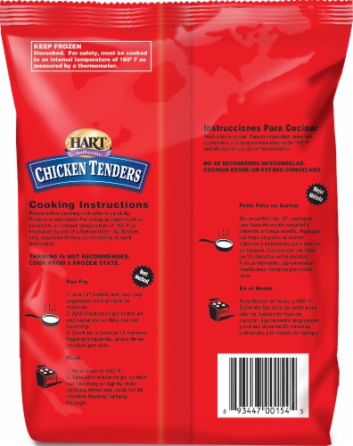 Hart Authentic® Chicken Tenders Perspective: back