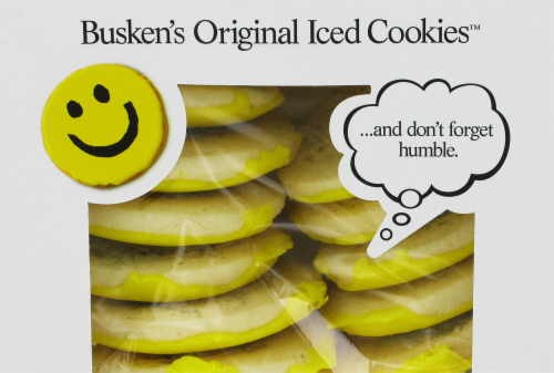 Busken's Seasonal Iced Cookies Perspective: back