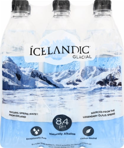 Icelandic™ Glacial Naturally Alkaline Spring Water Perspective: back