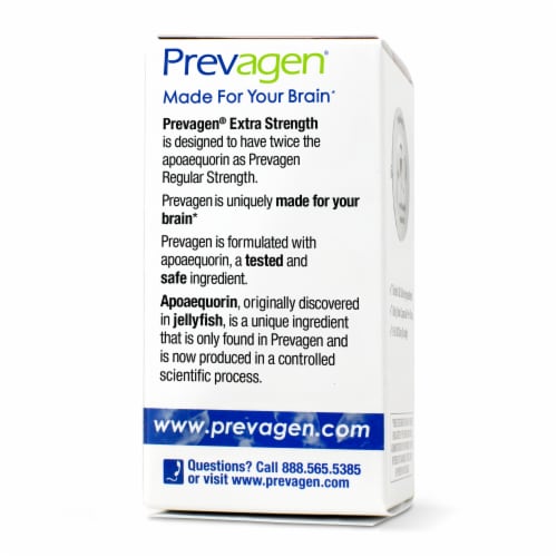 Prevagen® Extra Strength Memory Dietary Supplement Capsules 20mg Perspective: back