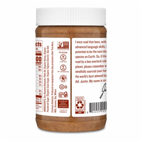 Justin's® Honey Almond Butter Perspective: back