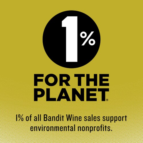 Bandit Pinot Grigio California White Wine 1 L Box Perspective: back