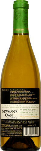 Newman's Own Chardonnay Perspective: back