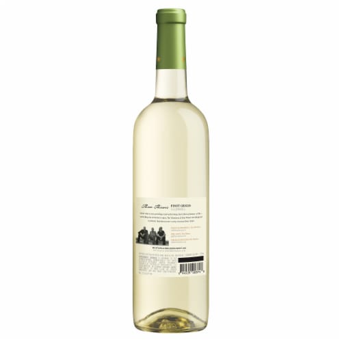 Three Thieves Pinot Grigio White Wine Perspective: back