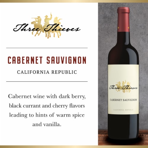 Three Thieves Cabernet Sauvignon Red Wine Perspective: back