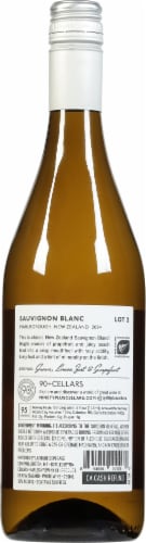 90 + Cellars Lot 2 Sauvignon Blanc Perspective: back