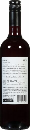 90 + Cellars Lot 92 Merlot Perspective: back