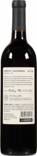 90 + Cellars Cabernet Sauvignon California Red Wine Perspective: back