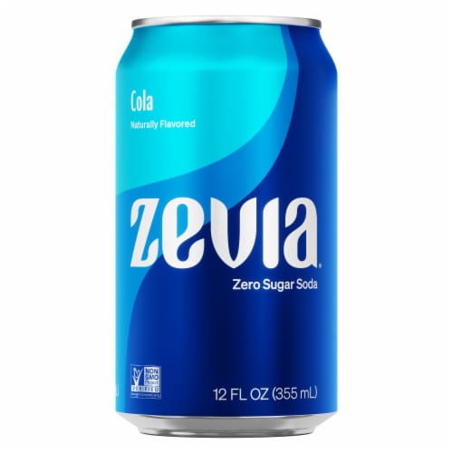 Zevia® Cola Zero Calorie Soda Cans Perspective: back