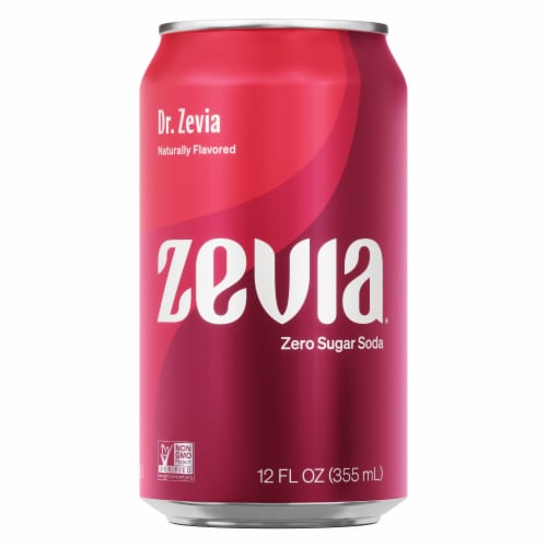 Zevia® Dr. Zevia Zero Calorie Soda Cans Perspective: back