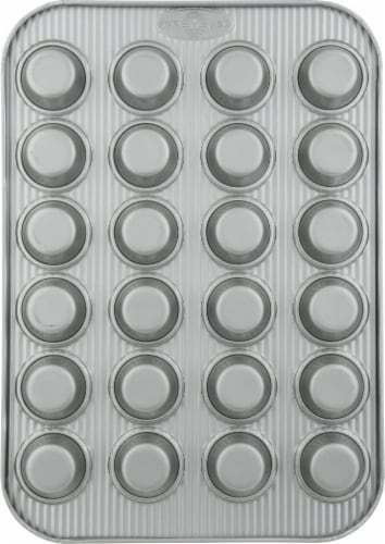 USA Pan 24 Cup Mini Muffin Pan Perspective: back