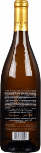 Frank Family Vineyards Chardonnay Perspective: back