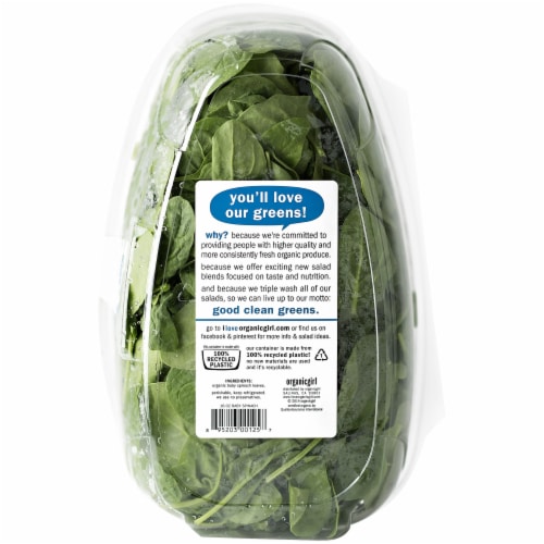 Organicgirl Baby Spinach Perspective: back