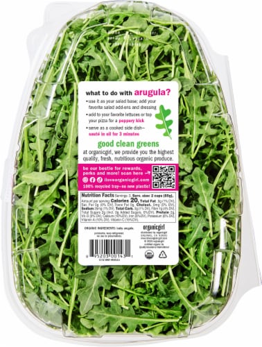 organicgirl Baby Arugula Salad Perspective: back