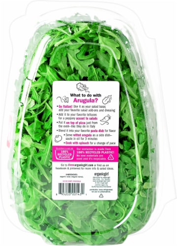 organicgirl Baby Arugula Salad Perspective: back