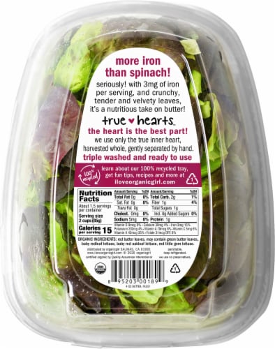 organicgirl butter plus! Salad Blend Perspective: back