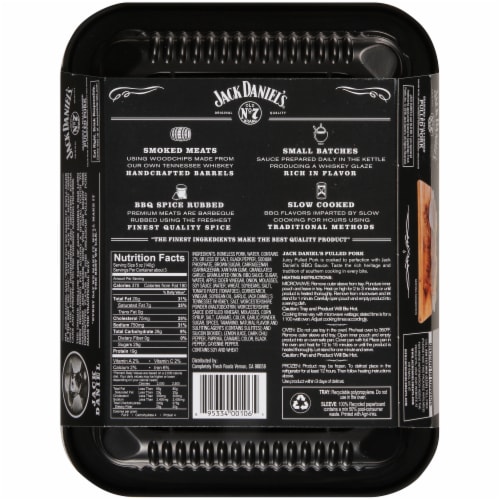 Jack Daniel's Old No 7 Seasoned & Fully Cooked Pulled Pork Perspective: back