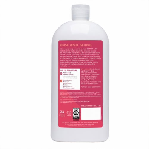 Better Life® Automatic Magic Dish Detergent Perspective: back