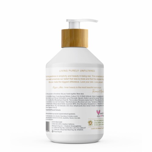 Raw Sugar Living® Raw Coconut + Mango Cold Pressed Simply Hand Wash Perspective: back