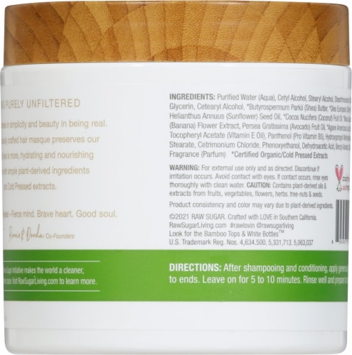 Raw Sugar® Healing Power Hair Masque Perspective: back