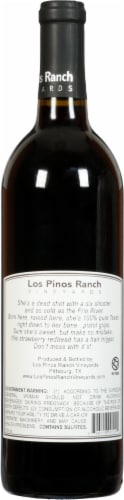Los Pinos Ranch All My X's Red Blend Texas Wine Perspective: back