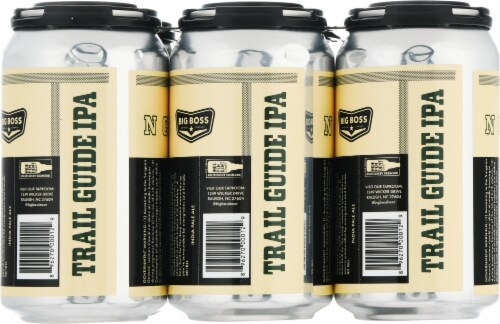 Big Boss Brewing Company West Coast Style Trail Guide IPA Perspective: back