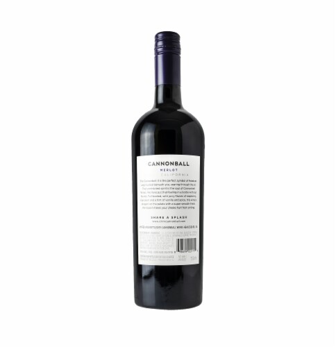 Cannonball Wines Merlot Perspective: back