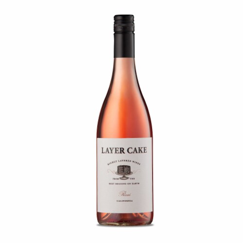 Layer Cake California Rose Wine Perspective: back
