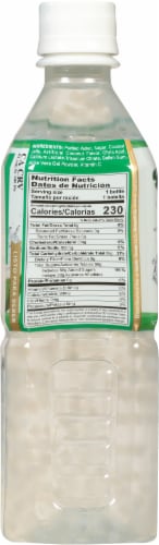 Salutti® Coconut Pulp with Aloe Drink Beverage Perspective: back