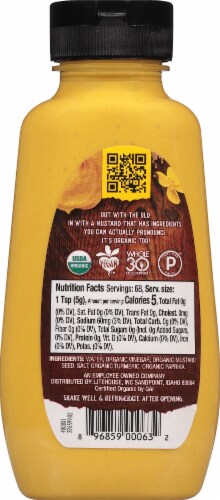 Organicville™ Organic Yellow Mustard Perspective: back