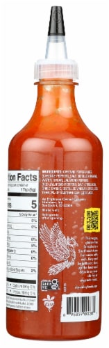 Sky Valley Sriracha Sauce Perspective: back