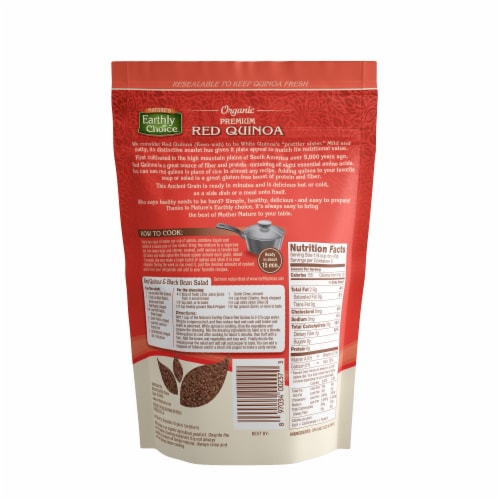 Nature's Earthly Choice™ Red Quinoa Perspective: back