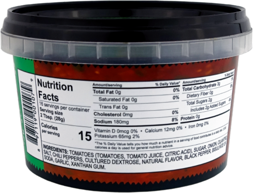 Willy's™ Sweet 'N Spicy Salsa Perspective: back