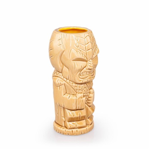 Geeki Tikis Star Trek: The Next Generation Lt. Worf Ceramic Mug | 14 Ounces Perspective: back