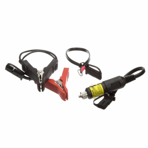 Stanley® 2-Amp Waterproof Charger/Maintainer - Black/Yellow Perspective: back