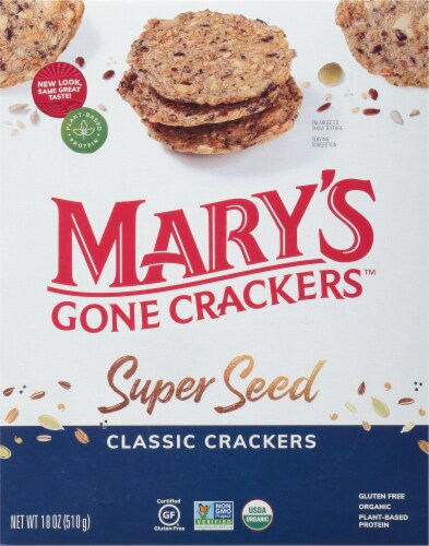 Mary's Gone Crackers™ Gluten Free Super Seed Classic Crackers Perspective: back